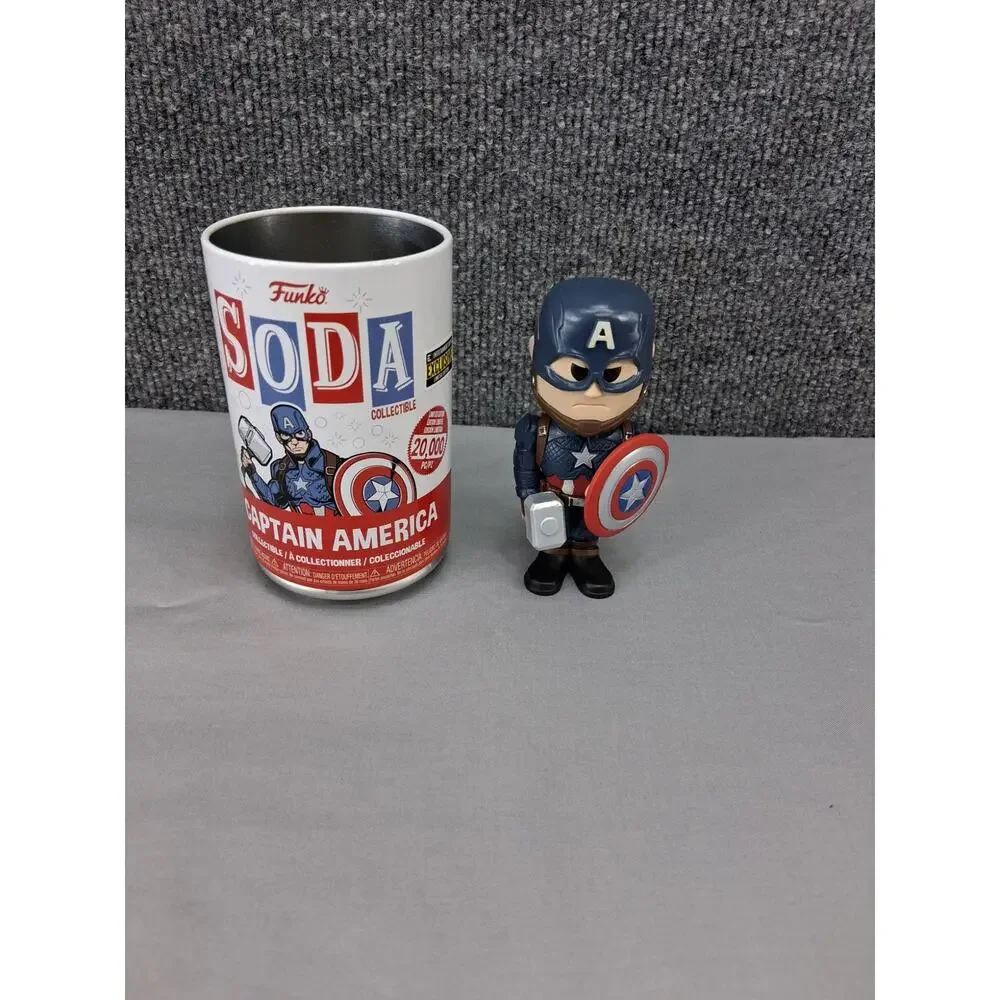 Funko Soda Captain America Entertainment Earth Exclusive Limited Edirion
